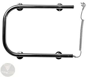 Полотенцесушитель электрический П-образный Тругор ПЭК1 32х50 полированная сталь Полотенцесушитель электрический П-образный Тругор ПЭК1 32х50 полированная сталь, 1