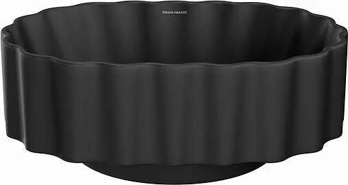 Раковина Kerama Marazzi Artbasin Conchiglia 50 черный матовый CC.NN.wb.50\BLK.M