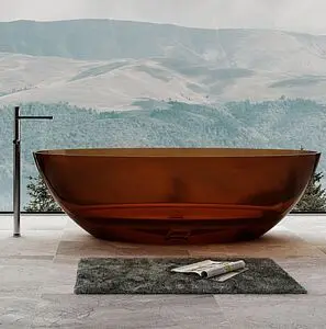 Ванна отдельностоящая прозрачная Abber Kristall 180x85 AT9702Opal Ванна отдельностоящая прозрачная Abber Kristall 180x85 AT9702Opal, 3