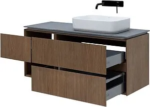 Тумба под умывальник подвесная Allen Brau Infinity 120 R дуб 1.21007.NO, 5