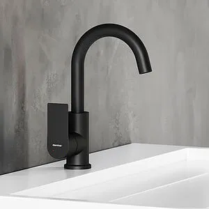 Смеситель для раковины Damixa Apollo чёрный матовый 470220300, 3