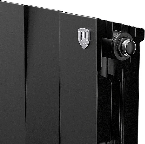 Радиатор биметаллический 12 секций Royal Thermo PianoForte 200 Noir Sable RTPNS20012