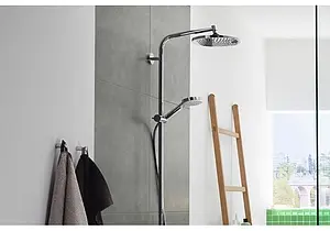 Душевая система без смесителя Hansgrohe Crometta S 240 1jet EcoSmart Reno хром 27270000 Душевая система без смесителя Hansgrohe Crometta S 240 1jet EcoSmart Reno хром 27270000, 3