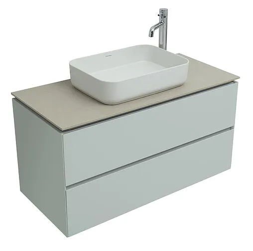 Тумба-умывальник подвесная Allen Brau Infinity 100 папирус 1.21003.PWM+