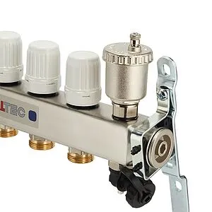 Группа коллекторная с расходомерами 5 отводов 1&quot;в/в x ¾&quot;ек Valtec VTc.586.EMNX.0605, 4