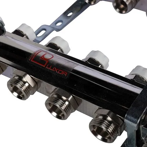 Группа коллекторная без расходомеров 6 отводов 1&quot;в/в x ¾&quot;ек Luxor CD 468M/6 15552706MN