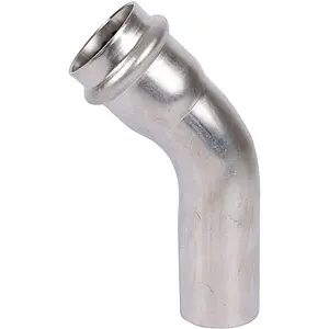 Уголок пресс однорастубный 28мм угол 45° Sanha NiroSan 9040 6904028, 2