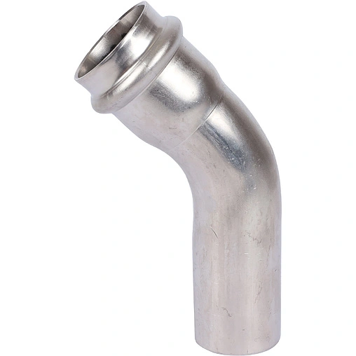 Уголок пресс однорастубный 28мм угол 45° Sanha NiroSan 9040 6904028