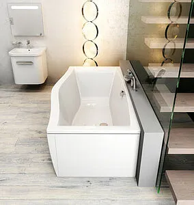 Смеситель на борт ванны на 3 отверстия Ravak Rosa RS 025.00 хром X07P003, 4