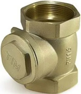 Клапан обратный поворотный ½"в x ½"в TIM JH-1010C Клапан обратный поворотный ½"в x ½"в TIM JH-1010C, 1