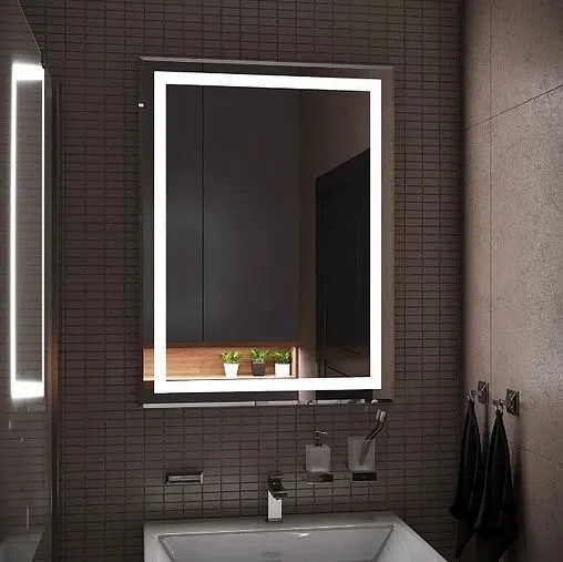 Зеркало с подсветкой Continent Пронто Люкс белый ЗЛП154