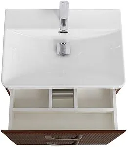 Тумба-умывальник подвесная BelBagno DUE 50 Noce DUE-500-2C-SO-NOCE-P+BB-8076-3-50, 4