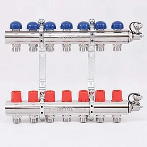 Группа коллекторная без расходомеров 7 отводов 1&quot;в/в x ¾&quot;ек Uni-fitt 441E4307, 1