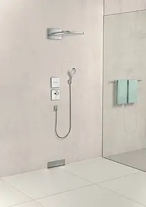 Шланговое подключение Hansgrohe FixFit Square белый матовый 26455700 Шланговое подключение Hansgrohe FixFit Square белый матовый 26455700, 5