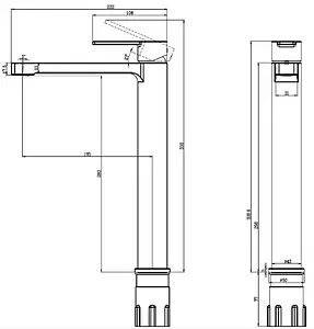 Смеситель для раковины Villeroy&Boch Architectura хром TVW10300500061 Смеситель для раковины Villeroy&Boch Architectura хром TVW10300500061, 2