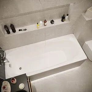 Ванна акриловая Toni Arti Rapallo PL 170х70 TA-R17070 Ванна акриловая Toni Arti Rapallo PL 170х70 TA-R17070, 3