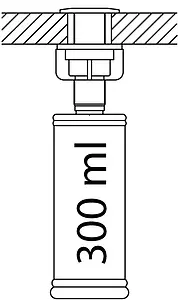 Дозатор Blanco Torre хром 512593 Дозатор Blanco Torre хром 512593, 3