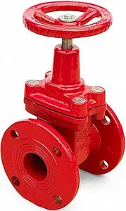 Задвижка с обрезиненным клином фланцевая Ду50 Ру16 30ч39р (Г), 1