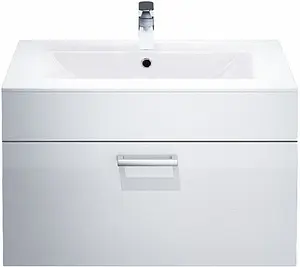 Тумба под умывальник подвесная IDDIS Mirro 80 белый/дерево MIR80W2i95 Тумба под умывальник подвесная IDDIS Mirro 80 белый/дерево MIR80W2i95, 4