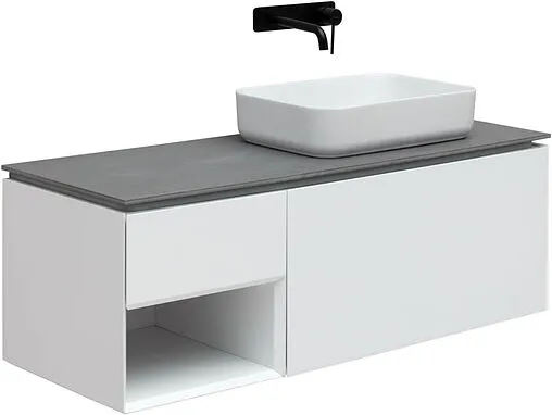 Тумба под умывальник подвесная Allen Brau Infinity 120 R белый 1.21008.WM