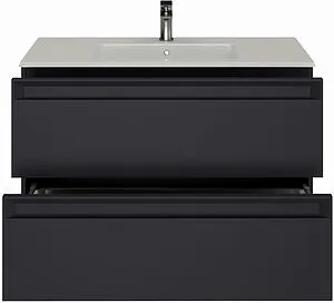 Тумба-умывальник подвесной Allen Brau Eclipse 2.0 100 антрацит 1.E1003.AM 2.0+, 4