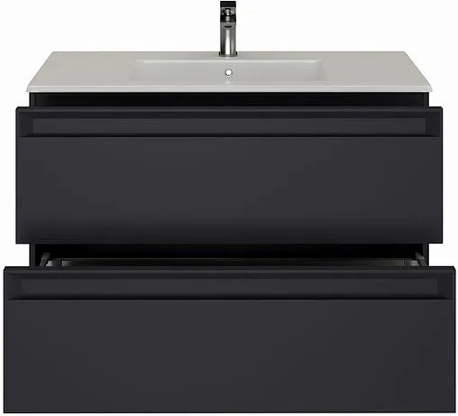 Тумба-умывальник подвесной Allen Brau Eclipse 2.0 100 антрацит 1.E1003.AM 2.0+