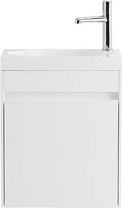 Тумба-умывальник подвесная BelBagno PIETRA MINI 46 L Bianco Lucido PIETRA MINI-460-1A-SO-BL-L+BB-460-PM-LVB Тумба-умывальник подвесная BelBagno PIETRA MINI 46 L Bianco Lucido PIETRA MINI-460-1A-SO-BL-L+BB-460-PM-LVB, 1