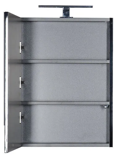 Шкаф-зеркало Aquanet Нота 58 L чёрный 00169191