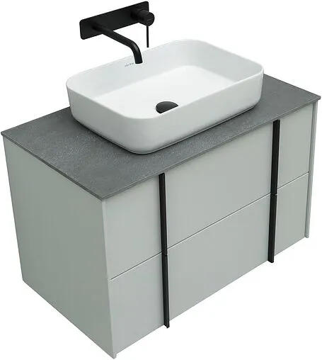 Тумба-умывальник подвесная Allen Brau Reality 80 папирус 1.32005.PWM+