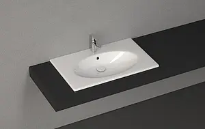 Раковина ISVEA SistemaX Clear 80 белый 10SX50080SV, 3