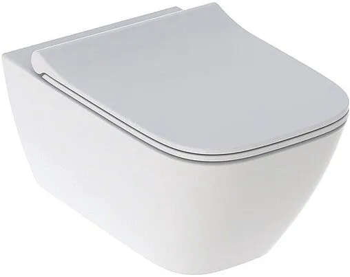 Унитаз подвесной безободковый Geberit Smyle Square Rimfree белый 500.208.01.1