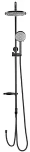 Душевая система без смесителя Swedbe Hermes чёрный матовый 5102B Душевая система без смесителя Swedbe Hermes чёрный матовый 5102B, 3