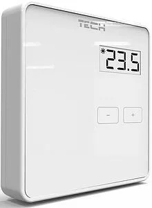 Проводной комнатный терморегулятор TECH ST-R-10b белый WG.11.0515, 1