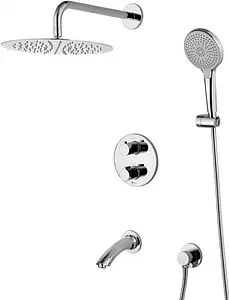 Душевая система с термостатом для ванны Lemark Yeti хром LM7822C Душевая система с термостатом для ванны Lemark Yeti хром LM7822C, 1