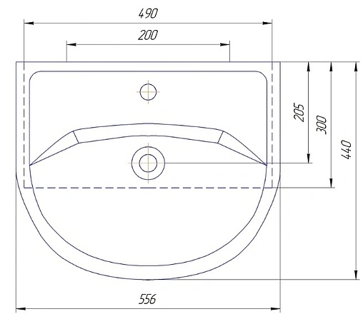 Раковина Rosa Уют 55 белый 4620008192765