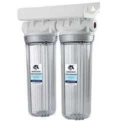 Корпус фильтра ½"в x ½"в Slim Line 10" Unicorn Duo FH2P 12 DUO Корпус фильтра ½"в x ½"в Slim Line 10" Unicorn Duo FH2P 12 DUO