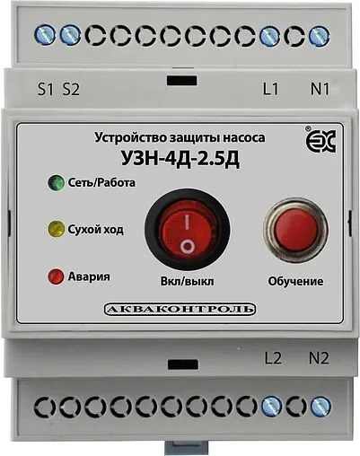 Устройство защиты насоса Extra Акваконтроль УЗН-4Д-2.5Д 6231002430