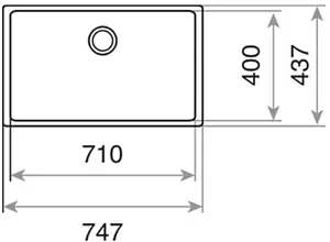 Мойка кухонная Teka Be Linea RS15 71.40 POLISHED нержавеющая сталь полированная 115000004, 2