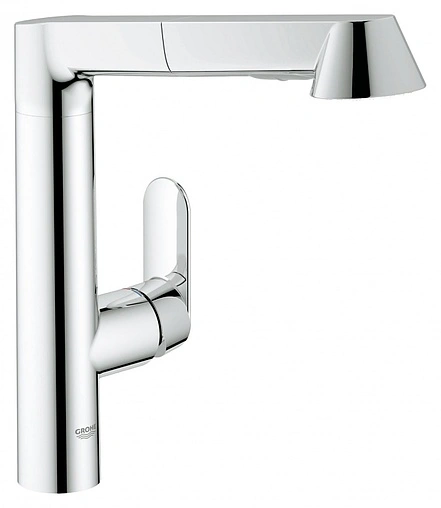 Смеситель для кухни с выдвижным изливом Grohe K7 хром 32176000