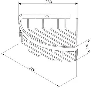 Полка Am.Pm Sense L хром A7452100 Полка Am.Pm Sense L хром A7452100, 2