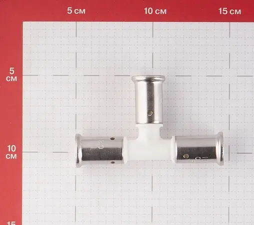 Тройник пресс соединительный 26мм x 26мм x 26мм Henco 9PKW-262626
