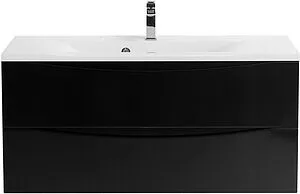 Тумба под умывальник подвесная BelBagno MARINO 120 Nero Lucido MARINO-1200-2C-SO-NL-P, 1