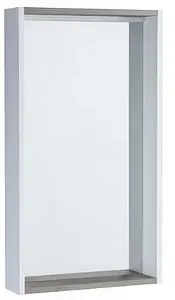 Зеркало с подсветкой Aquaton Бэлла 45 белый/джарра 1A221702BBAZ1, 1