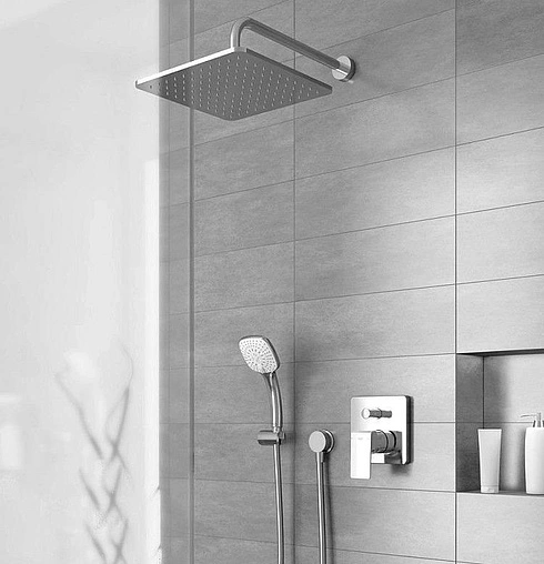 Лейка верхнего душа Ideal Standard IdealRain Cube хром B0025AA