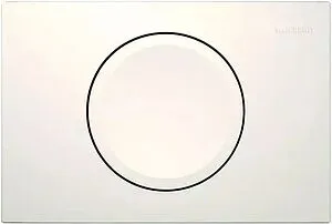 Клавиша смыва для унитаза Geberit Delta 15 115.109.11.1 альпийский белый, 1