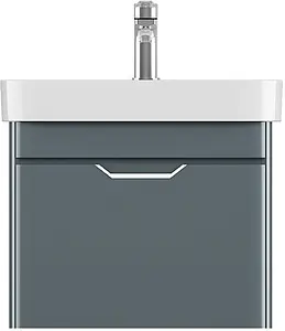 Тумба-умывальник подвесная ISVEA Fonte 48 антрацит 21SQS004048I+10SQ50048SV, 1