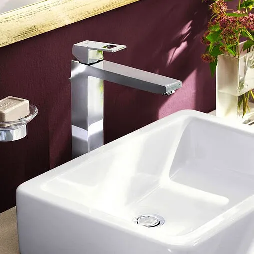 Смеситель для раковины Grohe Eurocube хром 23406000 Смеситель для раковины Grohe Eurocube хром 23406000