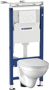 Комплект 5 в 1 Geberit Idol 458.122.2U.1 с кнопкой Delta21 белый глянцевый Комплект 5 в 1 Geberit Idol 458.122.2U.1 с кнопкой Delta21 белый глянцевый, 3