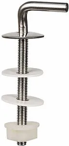 Крепления для сидения унитаза Wirquin  белый 10981439 Крепления для сидения унитаза Wirquin  белый 10981439, 1