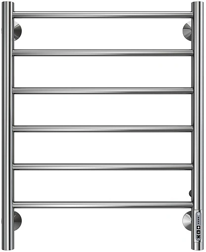 Полотенцесушитель электрический лесенка Terminus Аврора П6 500х650 электро quick touch полированная сталь 4670078531155